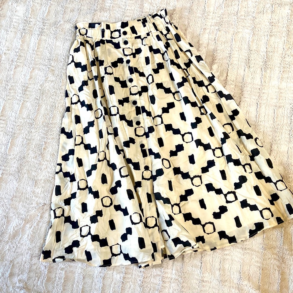 H&M Geometric Maxi Skirt NWOT